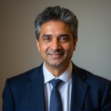 Professional headshot of Rajesh Dhruv, CEO of Dhruv Foundry.